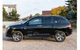 хром накладки на ручки дверей Jeep Compass