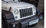 накладки на радіаторні грати для Jeep Wrangler JK