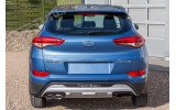 комплект накладок на бампера Hyundai Tucson ABS