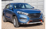 комплект накладок на бампера Hyundai Tucson ABS