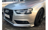 Накладка переднього бампера Audi A4 B8 рестайл