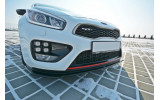 Спідниця переднього бампера Kia Ceed/ProCeed GT MK2 вер.1