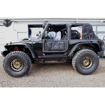 захисні накладки на пороги Jeep Wrangler JK (2 двері) Bushwacker