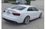 Центральний накладка на задній бампер Audi A5 8Т S-Line рестайл