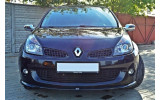 Дифузор переднього бампера Renault Clio 3 версія RS