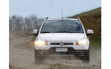 хром накладки на передні фари Fiat Sedici