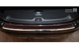 захисна накладка на бампер Volvo XC60 (Carbon+Stal)