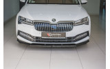 Тюнінг накладка переднього бампера Skoda Superb Mk3 FL вар. 2