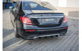 Центральний дифузор заднього бампера Mercedes E W213 E43 AMG/AMG-line