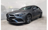 захисна накладка заднього бампера з ребрами Mercedes CLA II Shooting Brake X118 (Stal)