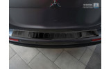 Захисна накладка на задній бампер Mitsubishi Outlander III чорна