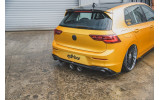 Тюнінг накладка на задній бампер VW Golf 8 у стилі R32