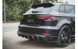 Накладка заднього бампера Audi RS3 8V Sportback FL вер.2