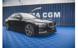 Тюнінг накладки під бічні пороги Volvo S60 R-design MK3 вер.1