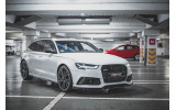 Дифузор під передній бампер Audi RS6 C7 вер. 4