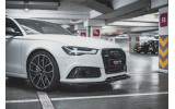 Дифузор під передній бампер Audi RS6 C7 вер. 4