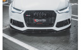 Дифузор під передній бампер Audi RS6 C7 вер. 4