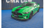 Дифузор переднього бампера з бічними накладками Ford Mustang GT MK6 рестайл вар.1