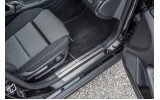 захисні накладки на пороги Mercedes GLA (внутрішні)