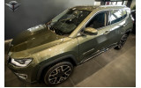 пороги (підніжки бокові) Jeep Compass з написом