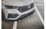 Накладка переднього бампера Skoda Octavia версія RS MK4 вер.3