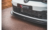 Тюнінгова накладка під передній бампер VW Golf 8 GTI/R-Line вер.5