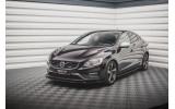 Дифузор переднього бампера Volvo S60 R-design MK2 FL вер.1