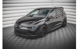 Листя під передній бампер Street pro Volkswagen Golf R MK8