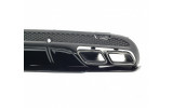 дифузор з насадками в стилі AMG для Mercedes C-Class W205 (Edition 1 C63)