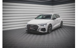 Тюнінговий дифузор переднього бампера Audi S3/A3 S-line 8Y вер. 1