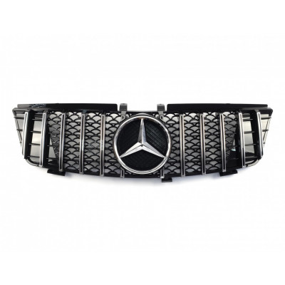 решітка радіаторна для Mercedes ML-Class W164 (GT Chrome Black)