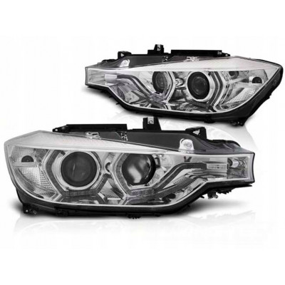 Світлодіодні фари тюнінг BMW 3 F30 / F31 2011-2015 DRL LED ANGEL EYES