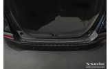 чорне листя на задній бампер з нержавіючої сталі Honda Jazz 5 Crosstar