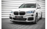 Тюнінгова накладка переднього бампера BMW X1 M-pack F48 вер. 1