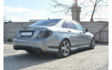 Бічні дифузори заднього бампера Mercedes C W204 63AMG/AMG-line