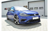 Дифузор переднього бампера VW Golf 7 версія R/R-Line FL