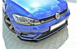 Накладка переднього бампера VW Golf 7 рест. R/R-Line вер. 2