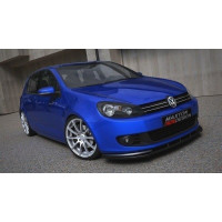 Накладка на передній бампер VW Golf 6