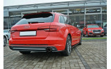 Бічні накладки на задній бампер Audi A4 B9 Avant S-line