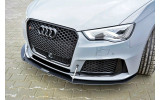 Дифузор Racing для переднього бампера Audi RS3 8V Sportback