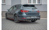 Центральний дифузор заднього бампера Seat Leon Cupra MK3 FL Sportstourer