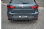 Центральний дифузор заднього бампера Seat Leon Cupra MK3 FL Sportstourer