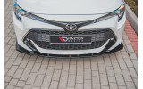 Тюнінгова накладка на передній бампер Toyota Corolla XII