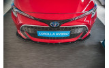 Тюнінгова накладка на передній бампер Toyota Corolla XII