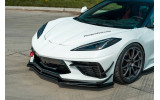 Дифузор на передній бампер Chevrolet Corvette C8