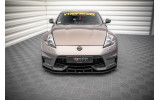 Дифузор переднього бампера Street pro Nissan 370Z рестайл Nismo