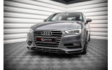 Передня тюнінг накладка на бампер Audi A3 8V Sportback