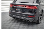 Тюнінгова накладка на центр заднього бампера Audi SQ8 MK1