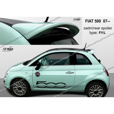 спойлер задніх дверей Fiat 500 верхній