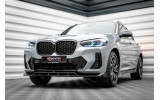 Тюнінг накладка на передній бампер BMW X4 G02 рестайл M-pack вер. 1